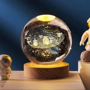 Decor Crystal Ball Night Light Starry Lamp LED Night Light-Galaxy
