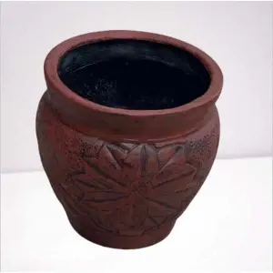 Fiber Flower Pot 6 Inch