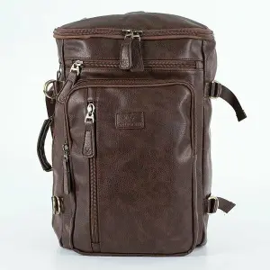 Deep Multipurpose PU Leather Bag Pack For Men |Suitable For Both College And Office |Traveling Bag For Men