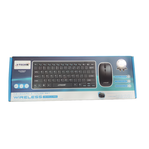 B-Tech Black KB-CO14 Pro Wireless Keyboard And Mouse Combo Set - Image 8