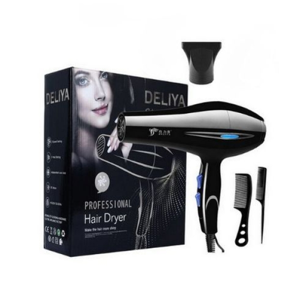 Deliya 2200W Top Quality Strong Hot Cold Wind Professional Hair Dryer/Saloon Hair Dryer - Image 4