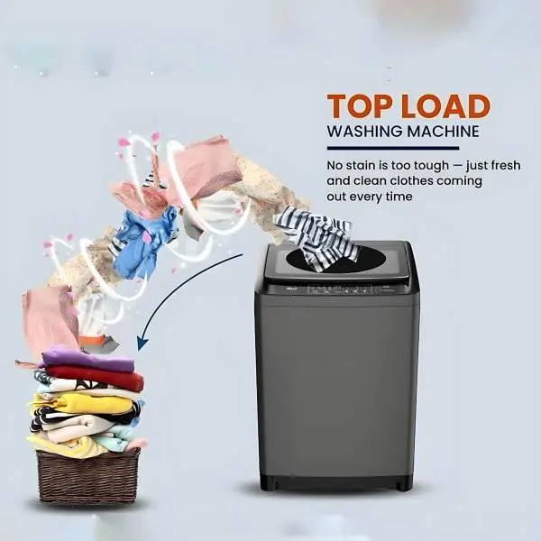 DELLA 10.5 Kg Top Loading Washing Machine Fully Automatic 10 Years Warranty - Image 5