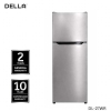 DELLA 240 Litres Frost Free Inverter Double Door Refrigerator Silver