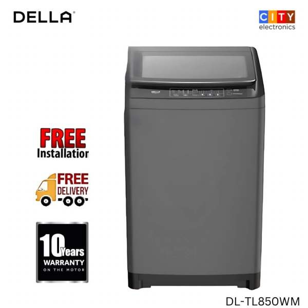 DELLA 8.5 Kg Top Loading Washing Machine Fully Automatic 10 Years Warranty - Image 2
