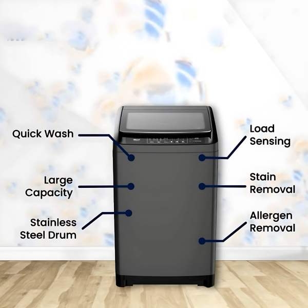 DELLA 8.5 Kg Top Loading Washing Machine Fully Automatic 10 Years Warranty - Image 4