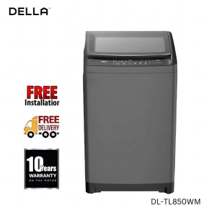 DELLA 8.5 Kg Top Loading Washing Machine Fully Automatic 10 Years Warranty