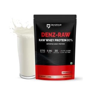 Denz-Raw | Raw Whey Protein 80% | Unflavoured Whey Protein | 27g Protein & 5.9g BCAA