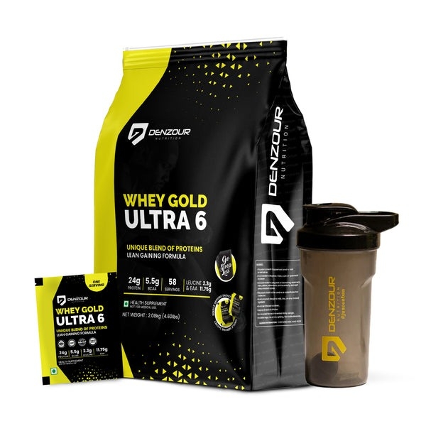 Denzour Whey Gold Ultra 6 Protein Powder - Mango Blast (2kg) - Image 9