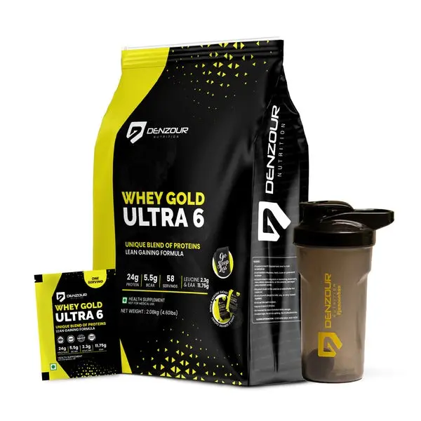 Denzour Whey Gold Ultra 6 Protein Powder - Pista Kulfi (2kg) - Image 9