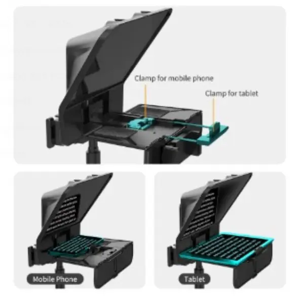 Desview T5 Teleprompter 9in for mobile and camera - Image 10