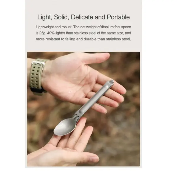Detachable Outdoor Spoon And Fork - Image 2