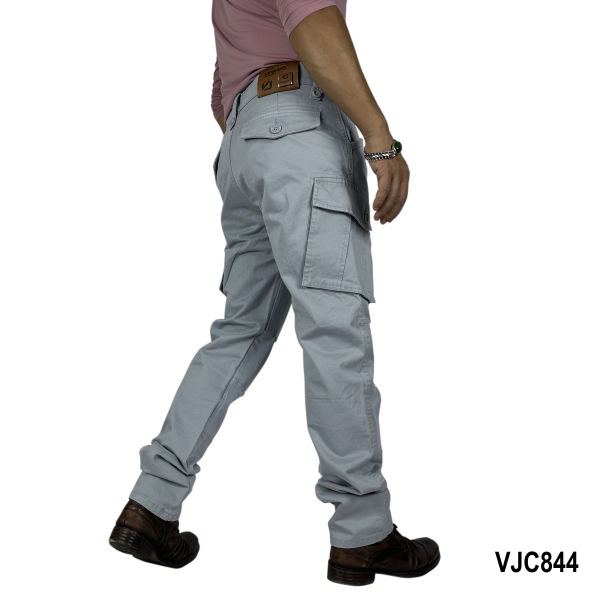 VIRJEANS (VJC844) Cargo Box Pant For Men-Blue - Image 3