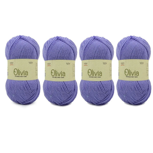 Purple Ganga Double Knit Yarn 100gm