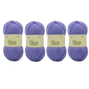 Purple Ganga Double Knit Yarn 100gm