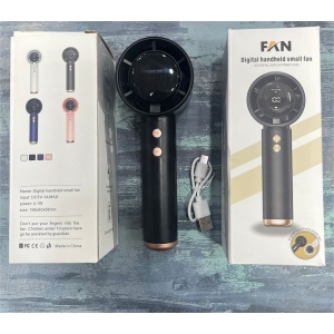 Digital Handheld Small Portable Fan Small Cute Design