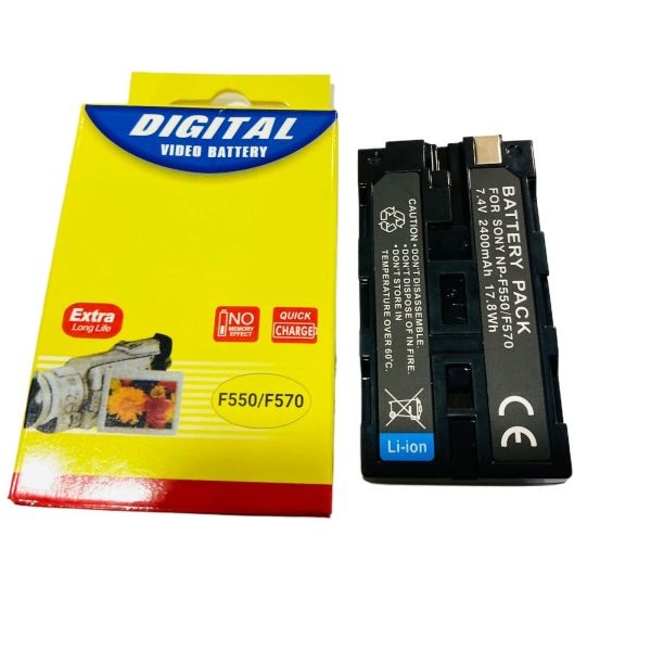Digital Video Battery For LED 600/800 , Sony NP-F550/F570 Camera Battery Replacement Camcorder Full Decode 2400mAh 7.4V - Image 3