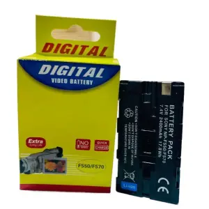 Digital Video Battery For LED 600/800 , Sony NP-F550/F570 Camera Battery Replacement Camcorder Full Decode 2400mAh 7.4V