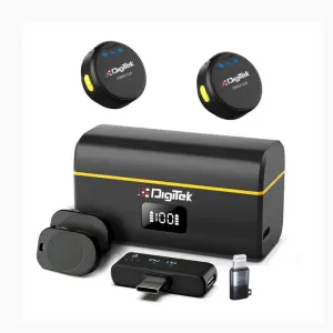 DIGITEK® DWM-115 2-in-1 Wireless Microphone