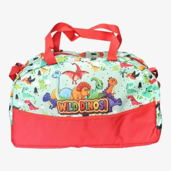 Dinosaur Green Travel Bag ( Medium ) - Image 2