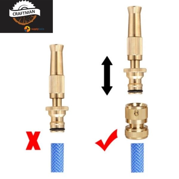 Direct High Pressure Water Gun Spray | Copper | Portable High Pressure Washing Water Gun | Car Wash | Water Flowers | Garden | High Pressure | Nozzle | Daewoo Craftman - Image 4