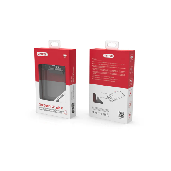 DiskGuard Limpid R USB-C to SATA6G 2.5 HDD/SSD HDD & SSD Enclosure - Image 4