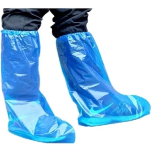 Disposable Plastic Boot Cover Over The Knee Rainwear