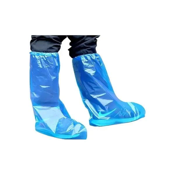 Disposable Plastic Boot Cover Over The Knee Rainwear - Image 5