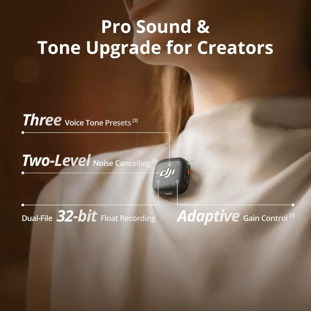 DJI Mic 3 (2 TX + 1 RX + Charging Case) - Image 5