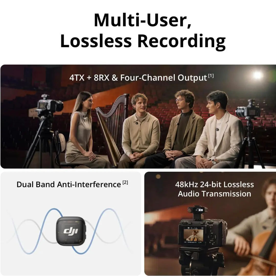 DJI Mic 3 (2 TX + 1 RX + Charging Case) - Image 4