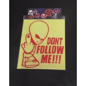 Do Not Follow Me Sticker For Bike And Car - Fashion | Stickers | Decorative Items |