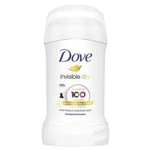 Dove Unisex Invisible Dry Stick Anti-Perspirant Deodorant Roll On 40Ml