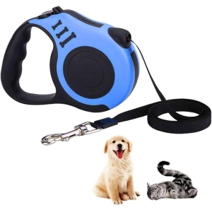 Dog Leash for Small Dogs Cat Automatic Retractable Durable Nylon Lead Puppy Outdoor Travel Walking Hiking Traction Rope 5M