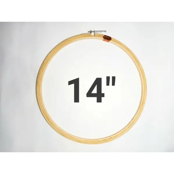 Doli Hand Embroidery Thread (SET NO.: 1) with Embroidery Wooden Frame/Ring/Chakka/Hoops 14" Kit Beautiful Premium Embroidery Cotton Threads - Image 4