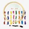 Doli Hand Embroidery Thread- Set No. 1 With Wooden Frame 10" Kit