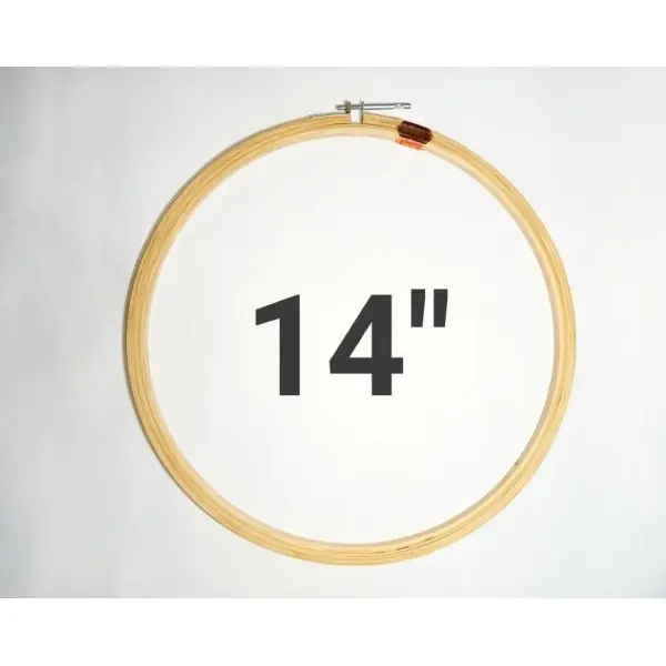 Doli Hand Embroidery Thread (SET NO.: 2) and Embroidery Wooden Frame/Ring/Chakka/Hoops14" - Image 4