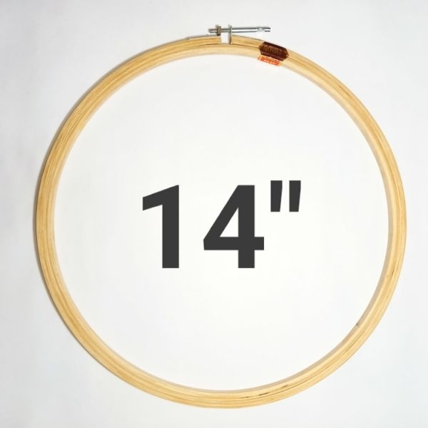 Doli Hand Embroidery Thread (SET NO.: 3) and Embroidery Wooden Frame/Ring/Chakka/ Hoops 14" KIT - Image 3