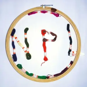 Doli Hand Embroidery Thread (SET NO.: 3) and Embroidery Wooden Frame/Ring/Chakka/ Hoops 14" KIT