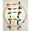 Doli Hand Embroidery Thread (SET NO.: 3) and Embroidery Wooden Frame/Ring/Chakka/ Hoops 6" KIT