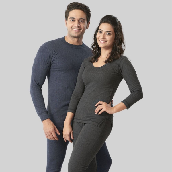 DOLLAR 0% Shrinkage Unisex Thermal Top and Bottom Set - Image 3