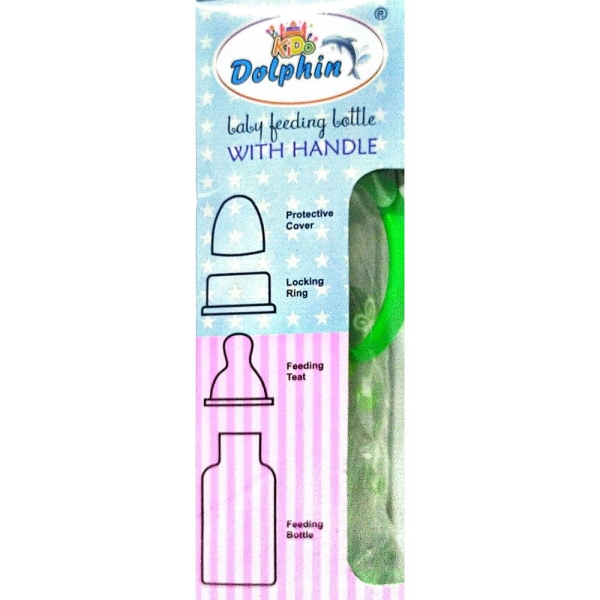 Dolphin New Born Safety Soft Silicone Baby Feeding Bottle (250 ml) - Image 5