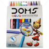 DOMS Aqua 12 Water Colour Pens/ Sketch Pens / Sign pens By Mitrata