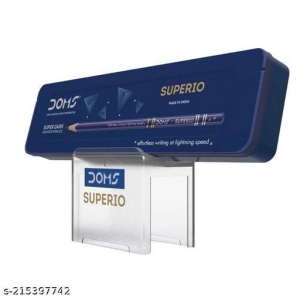 Doms Superio Super Dark Premium Quality Pencils (10 Pencils in Tin Pack) By Mitrata