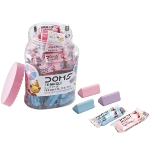 Doms Triangle Dust Free Fragrance Eraser (Set Of 5)
