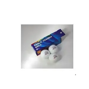 Double Fish Table Tennis/ Pingpong Ball (Pack Of 3) White Colour