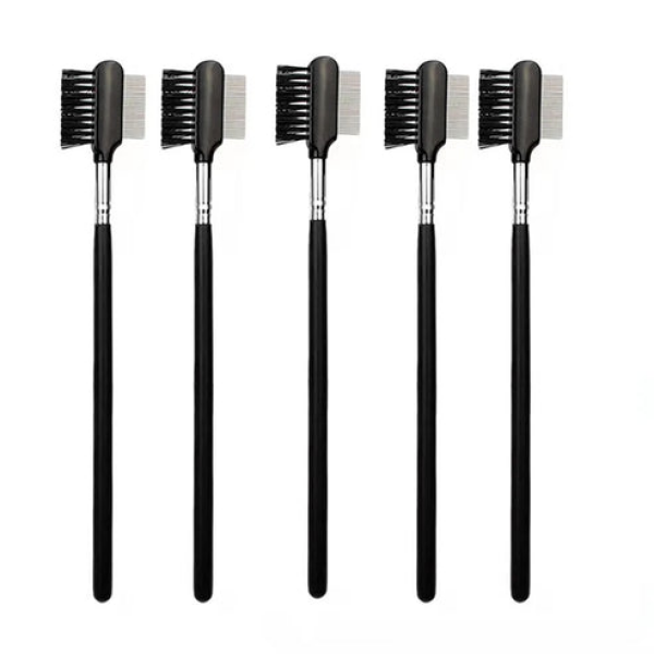 Double Sided Eye Brow Eyelash Brush Beauty Products DIY Makeup Accessories Beauty Salon Tool Mascara Comb Eyebrow Comb 2 In1 Eyebrow Brush and Comb - Image 2