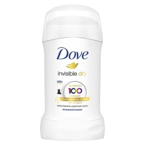 Dove Unisex Invisible Dry Stick Anti-Perspirant Deodorant Roll On 40Ml