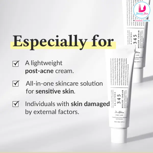 Dr Althea 345 Relief Cream [50ml] By Dream Skin Nepal - Image 2