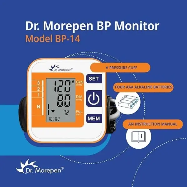 Dr. Morepen Automatic Blood Pressure Machine BP - 14 - Image 3