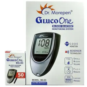 Dr. Morepen Glucometer Blood Sugar / Diabetes Machine