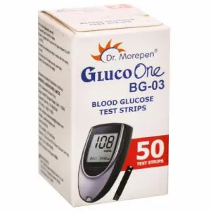 Dr. Morepen Glucometer Strips Pack Of 50